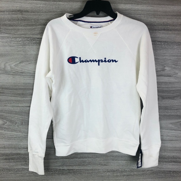 Champion Powerblend Fleece Boyfriend Sweatshirt - Picture 2 of 8
